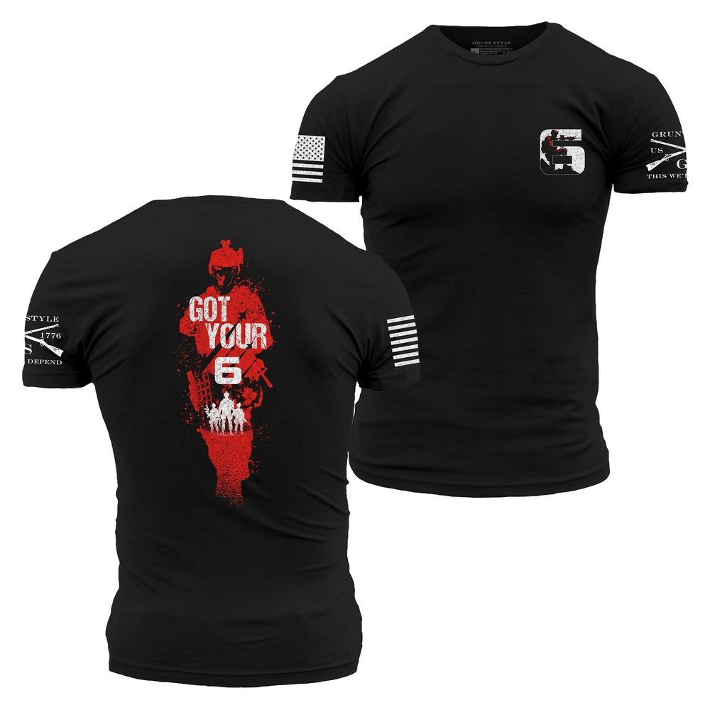 Built For The Battlefield  T-Shirt - Black